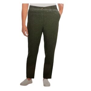Dalia Cotton Linen Blend Pants Olive
